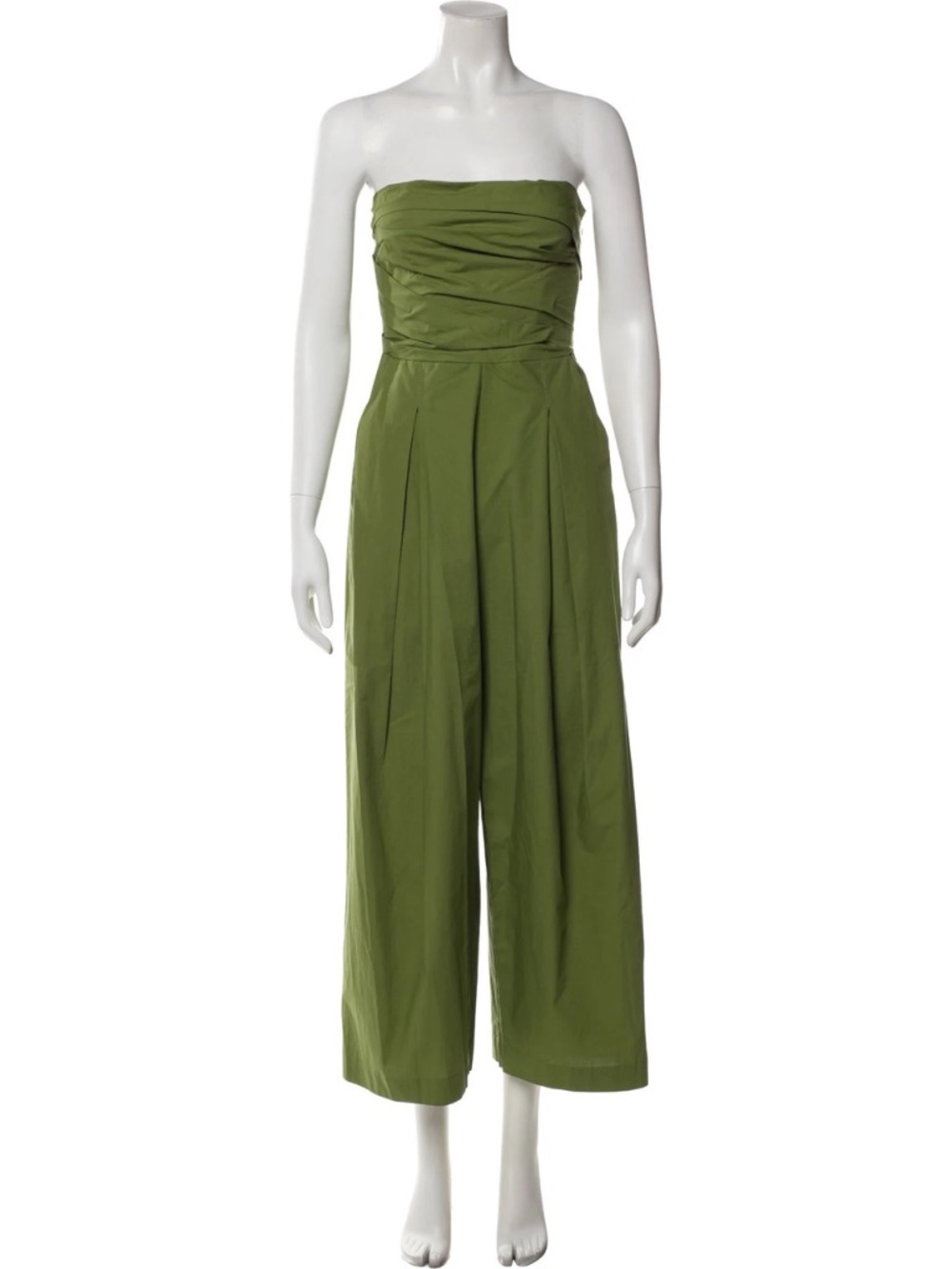 Rachel Comey Strapless Green Jumpsuit